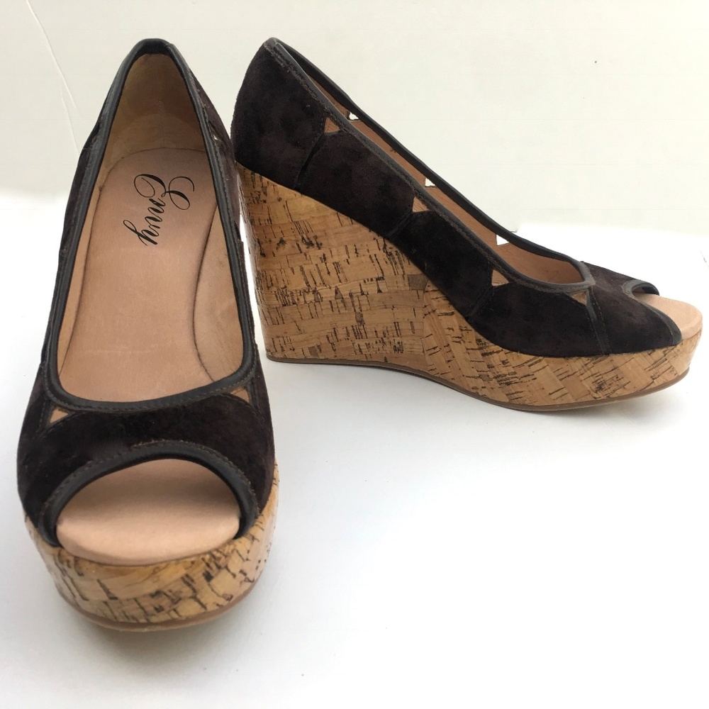 Envy Suede & Cork Wedge